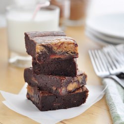 Pb Caramel Brownies
