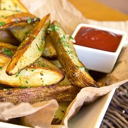 Garlic-Herb Oven Fries