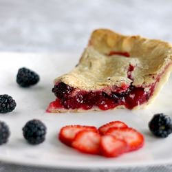 Strawberry Blackberry Pie