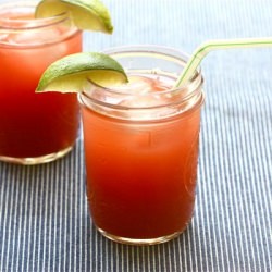 Strawberry Cucumber Agua Fresca