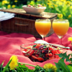 Salad with Tomatoes and Parsley