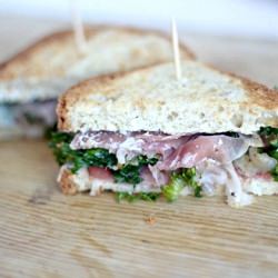 Prosciutto Kale, Goat Cheese ‘Wich