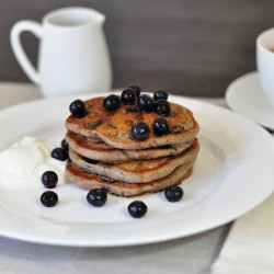 Fulffy Blueberry & Spelt Pancakes