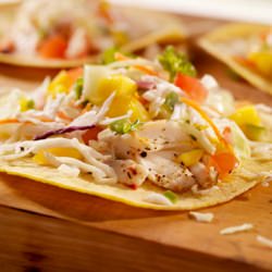 Catfish Tacos & Mango Salsa