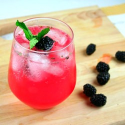 Raspberry Lemon Gin Fizz