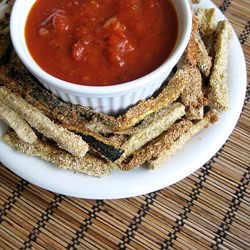 Baked Organic Zucchini Fries