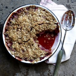 Strawberry Rhubarb Crisp