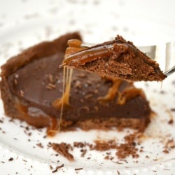 Salted Caramel and Chocolate Tart