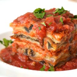 Eggplant Parmesan Stacks