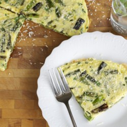 Grilled Asparagus Frittata