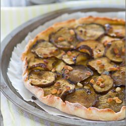 Tart with Caramelized Eggplant