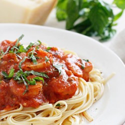 Linguini and Shrimp Fra Diavolo