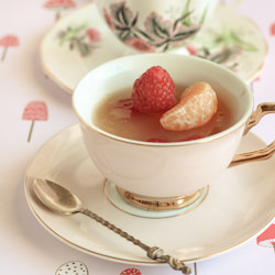 Mandarin & Jasmine Tea Cup Jellies