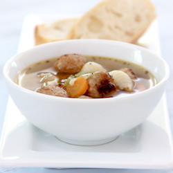 Meatball Minestrone Soup