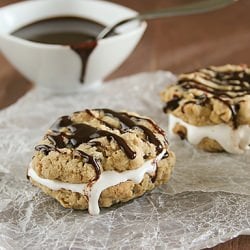 Chocolate-Oatmeal Moon Pies