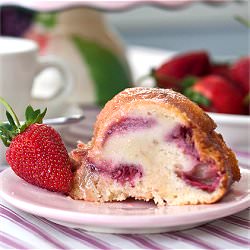 Strawberry Yogurt Cake