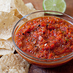Grilled Red Pepper Salsa