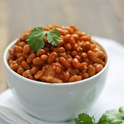 honey-chipotle baked beans