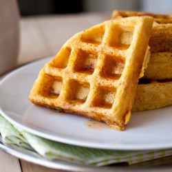 Jalapeno Corn Waffles