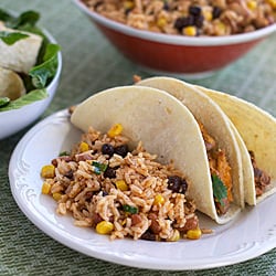 Southwestern beans & rice