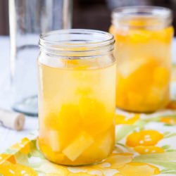 Peach Mango Pineapple White Sangria