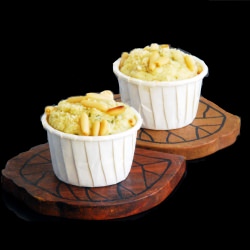 Pesto Pine Nut and Parmesan Muffins
