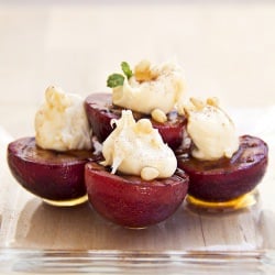 Grilled Cinnamon Plums