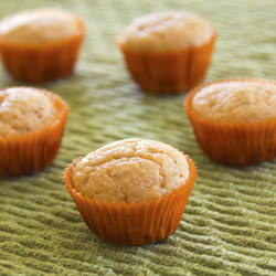 Skinny Mini Lemony Poppy Muffins