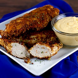 Pretzel Coated Chicken