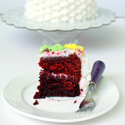 Eggless Red Velvet Cake