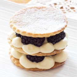 Blackberry mille feuille