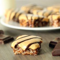 Pb coconut chocolate crispy treats
