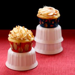 Peanuts & Cracker Jack Cupcakes