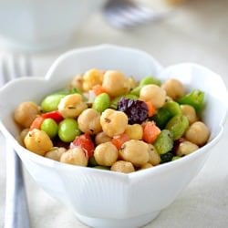 Chickpea and Edamame Salad