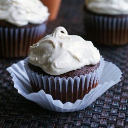 Chocolate Peanut Butter Cupcakes