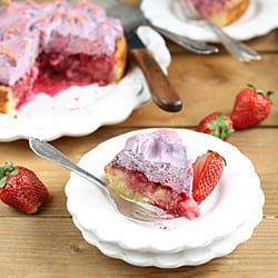 Rhubarb Strawberry Meringue Pie