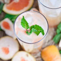 Grapefruit Ginger Rum Spritzer
