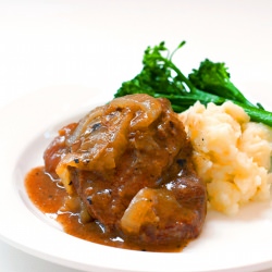 Onion-Simmered Shanks