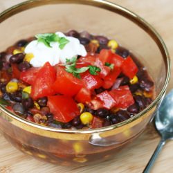 black bean soup