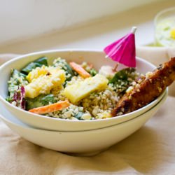 Aloha Salad with Tiki Tempeh