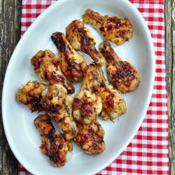 Lemon Rosemary Chicken Wings