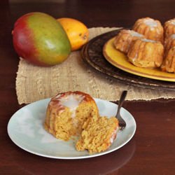 Mini Mango Bundt Cakes