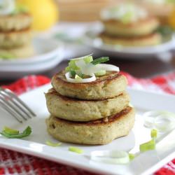 Rosemary Leek Cannellini Cakes