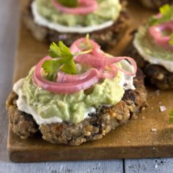 aubergine and feta fritters
