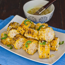 Corn w/ Jalapeno-Garlic Butter