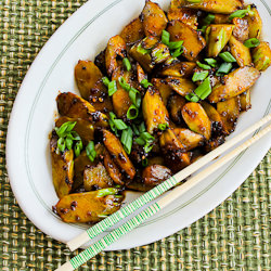 Stir-Fried Broccoli Stems