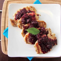 Blackberry and Sage Pork Chops