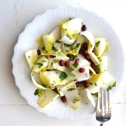 Endive, Lemon & Pomegranate Salad