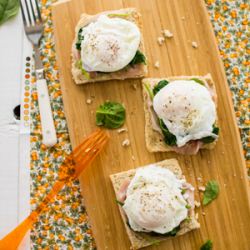Poached Eggs & Pancetta Toast