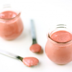Rhubarb-Vanilla Bean Curd